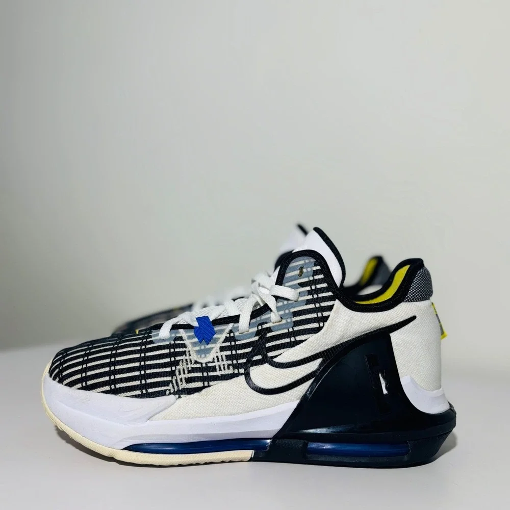 Nike LeBron Witness 6 White & Black Persian Violet‎ [DD0423 100] 6.5 Youth